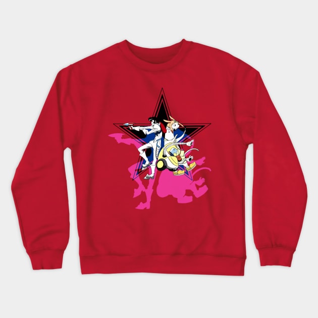 Space Dandy- Dandy Crew Crewneck Sweatshirt by Visual_Discord